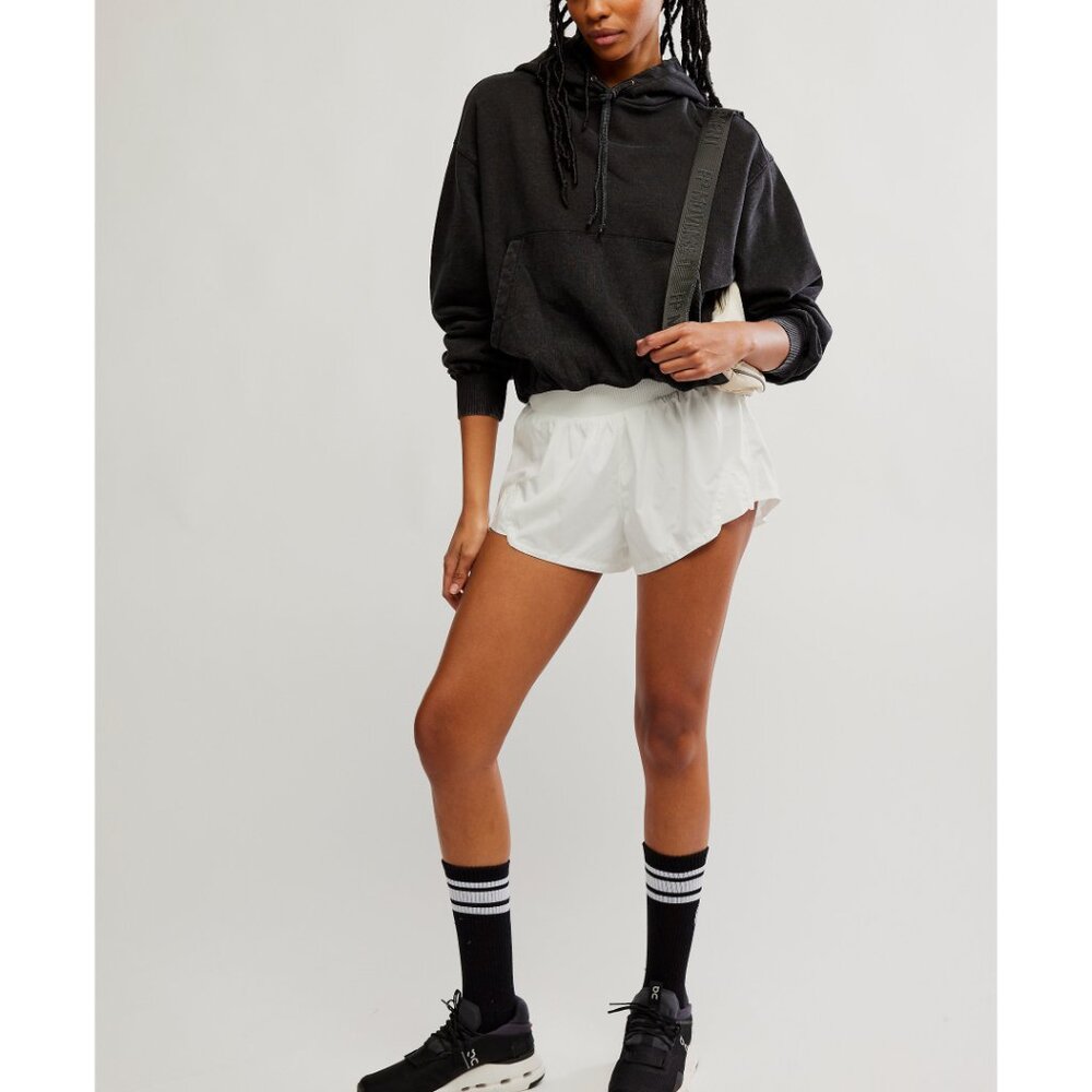 FP Movement by Free People Black Cropped Pullover Hoodie - Picture 6 of 7